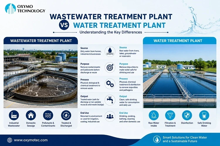 Wastewater Treatment Plant vs Water Treatment Plant: What's the Real Difference